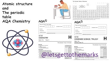 Chemistry AQA and Combined science GCSE Atomic structure and the periodic table pass your exams  Now