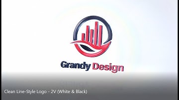 Clean Line-Style Logo - (How to make a Logo Animation, Logo Intro and YouTube Intro for your Video)