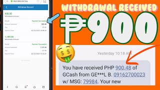 NEW PAYING APP | WITHDRAWAL UPDATES | RECEIVED ₱900 DIRECT GCASH screenshot 1