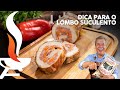 Como Deixar o Lombo Suculento (Lombo Recheado e Arroz Natalino)