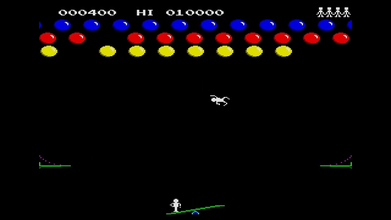 Sharp X68000 - Circus Circus 'Gameplay' - YouTube