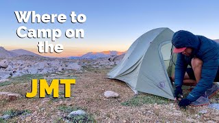 John Muir Trail NOBO Itinerary