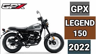 GPX LEGEND 150 2022 PRICE DESIGN AND FEATURES