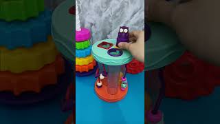 purple owl shape sorter fun sound effect 💜