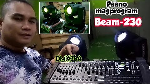 BEAM-230 basic PROGRAM BANK1&3 Dmx 384 w/shoutout |nja features