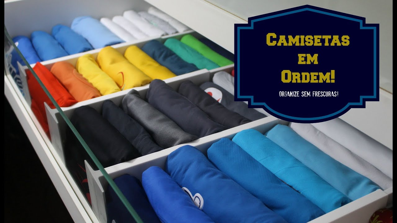 morto Colonos Intuição como guardar camisetas no guarda roup