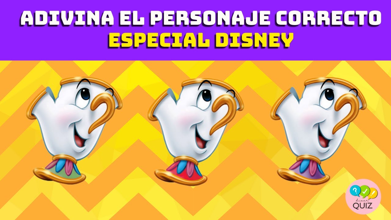 ADIVINA el PERSONAJE correcto especial DISNEY 👑😍 ¿ Cuál personaje es ...