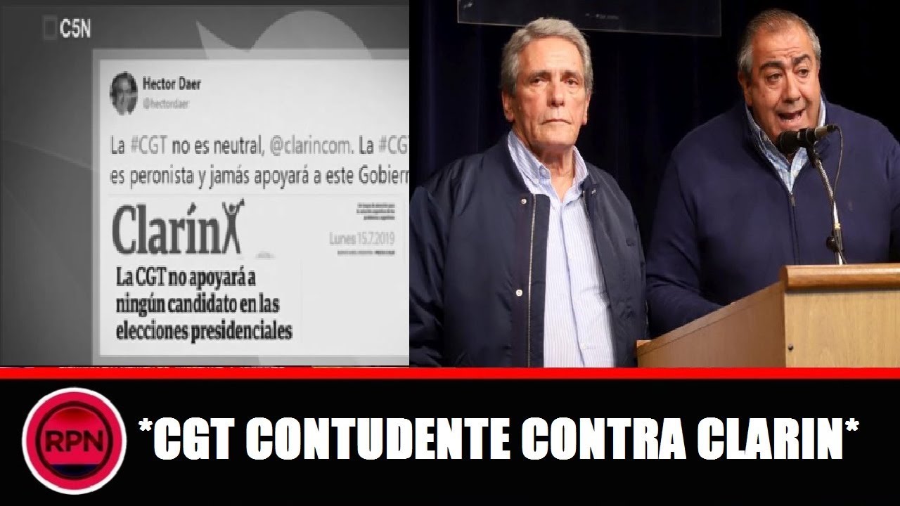 La CGT desmiente a Clarín y le responde con un tweet contundente a una fake news reforma laboral argentina