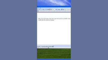 ASMR Typing on Microsoft