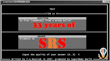 33rd anniversary of SRS Spaced Repetition Software