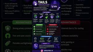 Tails OS Explained in 60 Seconds 🔒 | The Most Private Operating System? 🚀