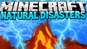 Minecraft Mods Natural Disasters! Natue Reborn Showcase! (Volcanoes in Minecraft) [1.6.4]