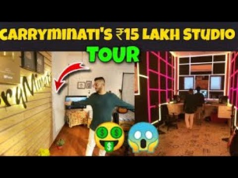 Carryminati House and 15 lakh worth Studio Tour😱    Yalgaar Carryminati   CARRYMINATI YALGAAR CARRY