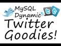 Twitter Goodies Widget Tutorial for Webmasters : PHP MySQL Dynamics Included