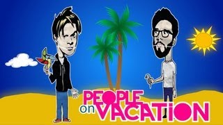Video thumbnail of "People On Vacation - Back to being friends - Lyric Video"