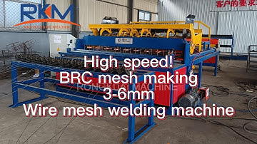 BRCmesh 3-6mm wire mesh welding machine for construction