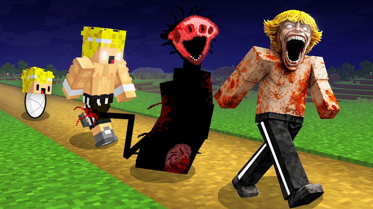 Pasé de BEBÉ DANOMC a DIOS Del TERROR en Minecraft