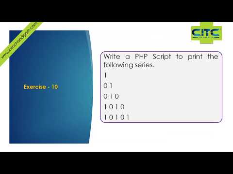 PHP Nested Loop Exercise -2 Video Tutorials