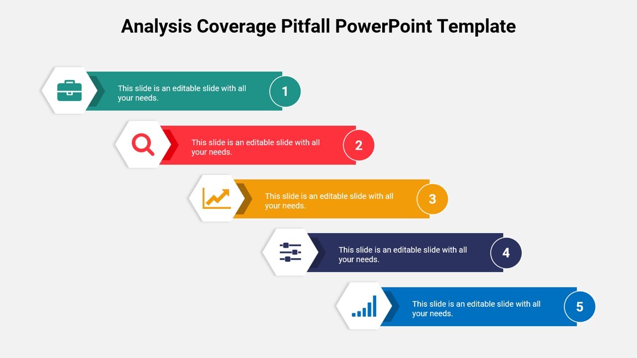 How to Create a 5 Infographic Steps in PowerPoint #slideegg - YouTube