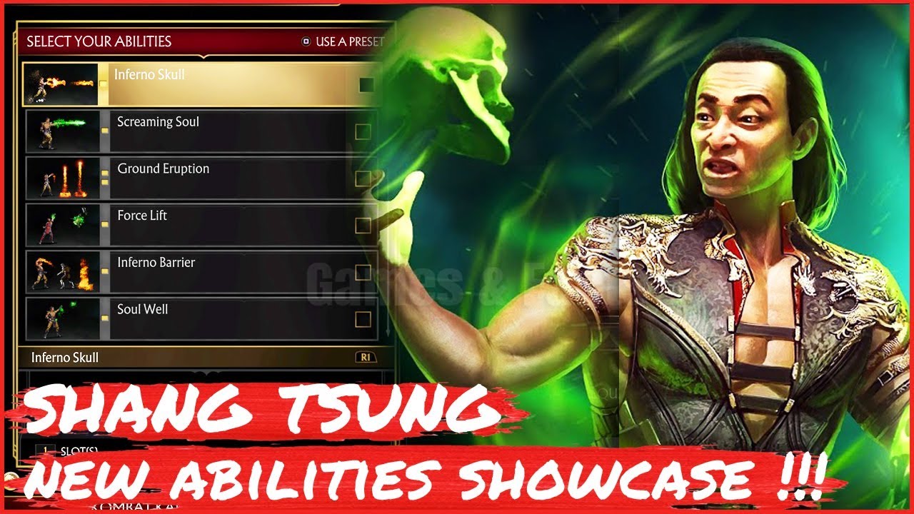 Mortal Kombat: Shang Tsung's Powers and Fatalities