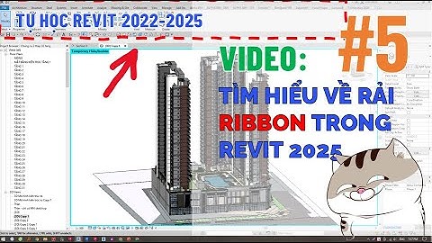 Tìm hiểu về rải Ribbon trong Revit 2025