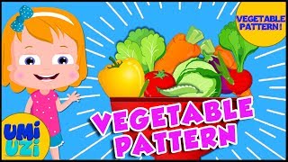 Learning Pattern With Vegetable For Kids And Toddlers