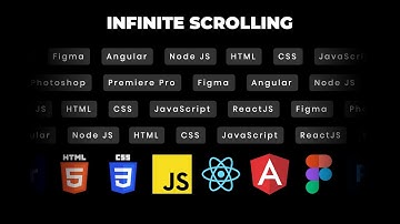 Infinite Horizontal Scroll Animation | Infinite Scrolling Animation CSS Only