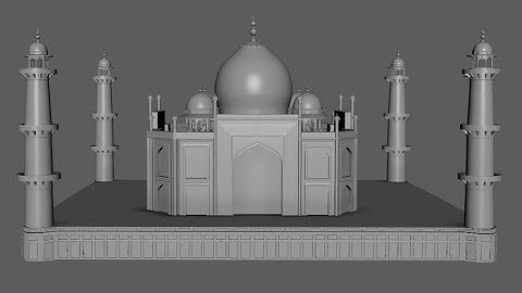 Tutorial 21: Project 4 - Creating a Taj Mahal in Maya 2022 - Part 2