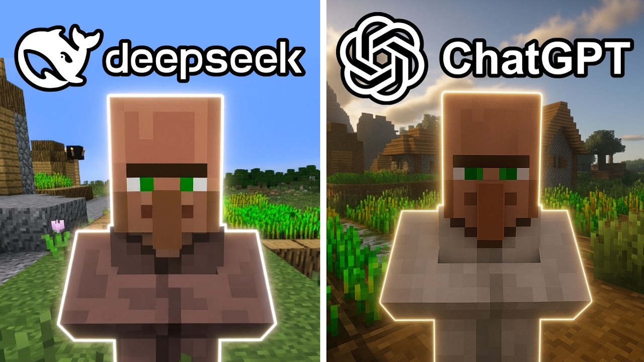 ChatGPT vs DeepSeek: Hacen Minecraft
