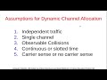 Mac sublayer channel allocation  static and dynamic