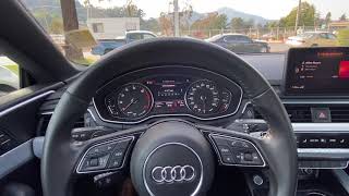 (AK) How to open sunroof on a 2018 Audi A5