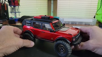 quick run down on the SCX24 Bronco build!
