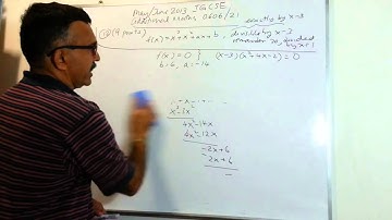 IGCSE Add Maths Paper 2 0606/21 question 12 part B solution video