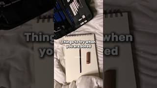 Things to try when you are bored🤍 #art #diy #bored #recommended #creative