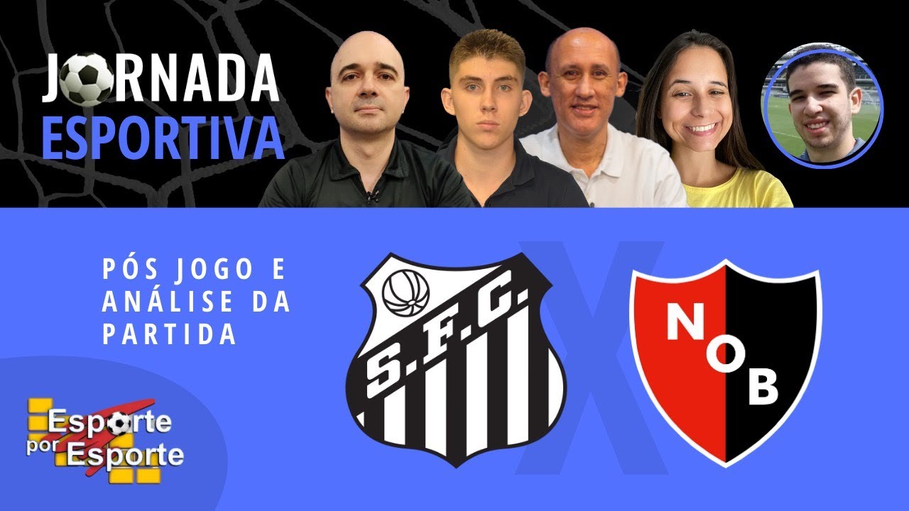 PÓSJOGO Santos 1X2 Newell's Old Boys LIVE YouTube