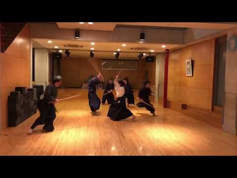 剣劇会　殺陣稽古風景　2018年11月21日
