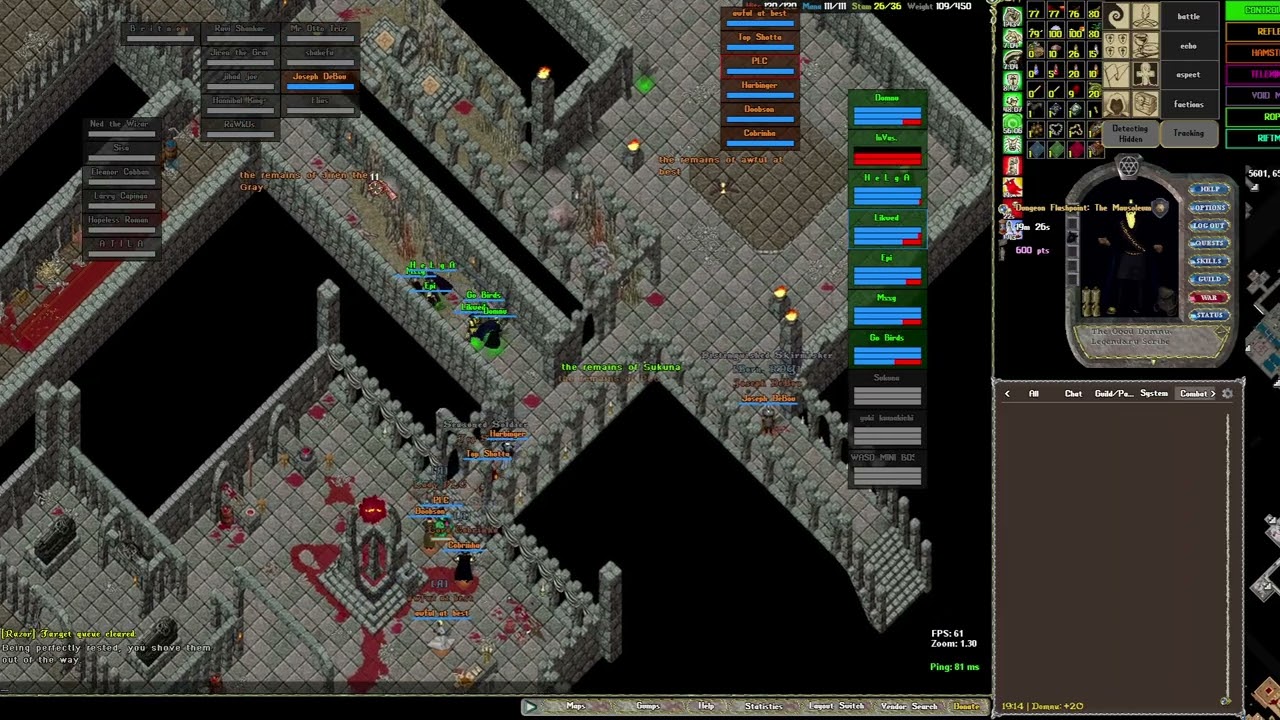 LEGENDARY Ultima Online PvP, UO Outlands, Dungeon Flashpoint (6/12/2025)