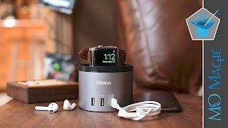 Charge your iPhone, Apple Watch, Smartphone, or Fitbit with the Oittm Aluminum Dock & Hub