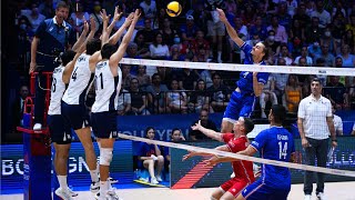 🇫🇷 FRA vs. 🇮🇩 AS - Pertandingan Penuh | 1-2 Akhir | VNL Putra 2022