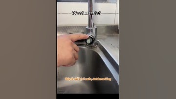 Cách khắc phục vòi chén bị rỉ nước do lỏng cốt.