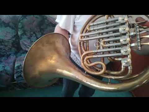 Weltklang double french horn. Analog Huns Hoyer