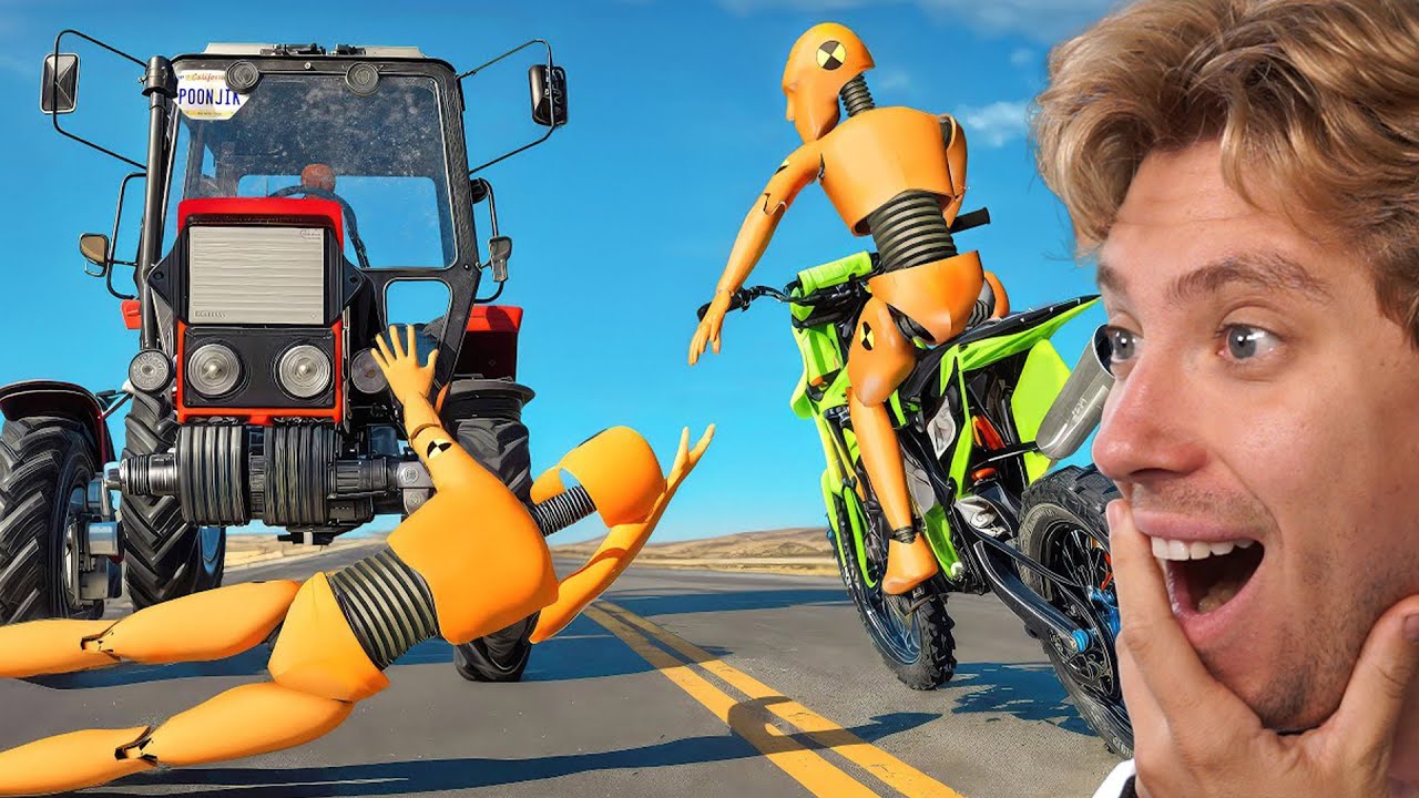 Reacting To Realistic Car Crashes in beamNG