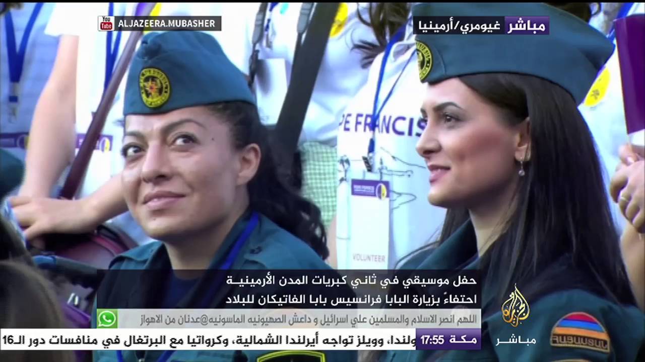 حفل موسيقي في ثاني كبريات المدن الأرمينية احتفاء بزيارة البابا فرانسيس بابا الفاتيكان للبلاد