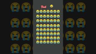 odd one 😭😂 #emoji #emojichallenge #find