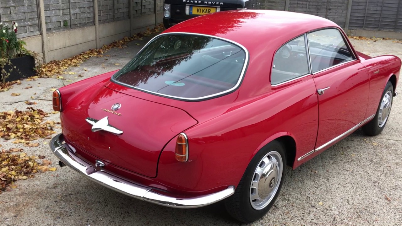 Alfa Romeo Giulietta Sprint 1955 Pre Production Youtube