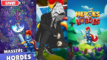 Heroes vs Hordes Level 1-80 Safe go to Build 😎 || Live Stream