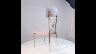 Ero Household Stainless Steel Dining Chair