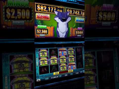 Build Those Mansions Please! Huff & Puff Bonus Round! Hand Pay! #shorts #shortsvideo #mrhandpay