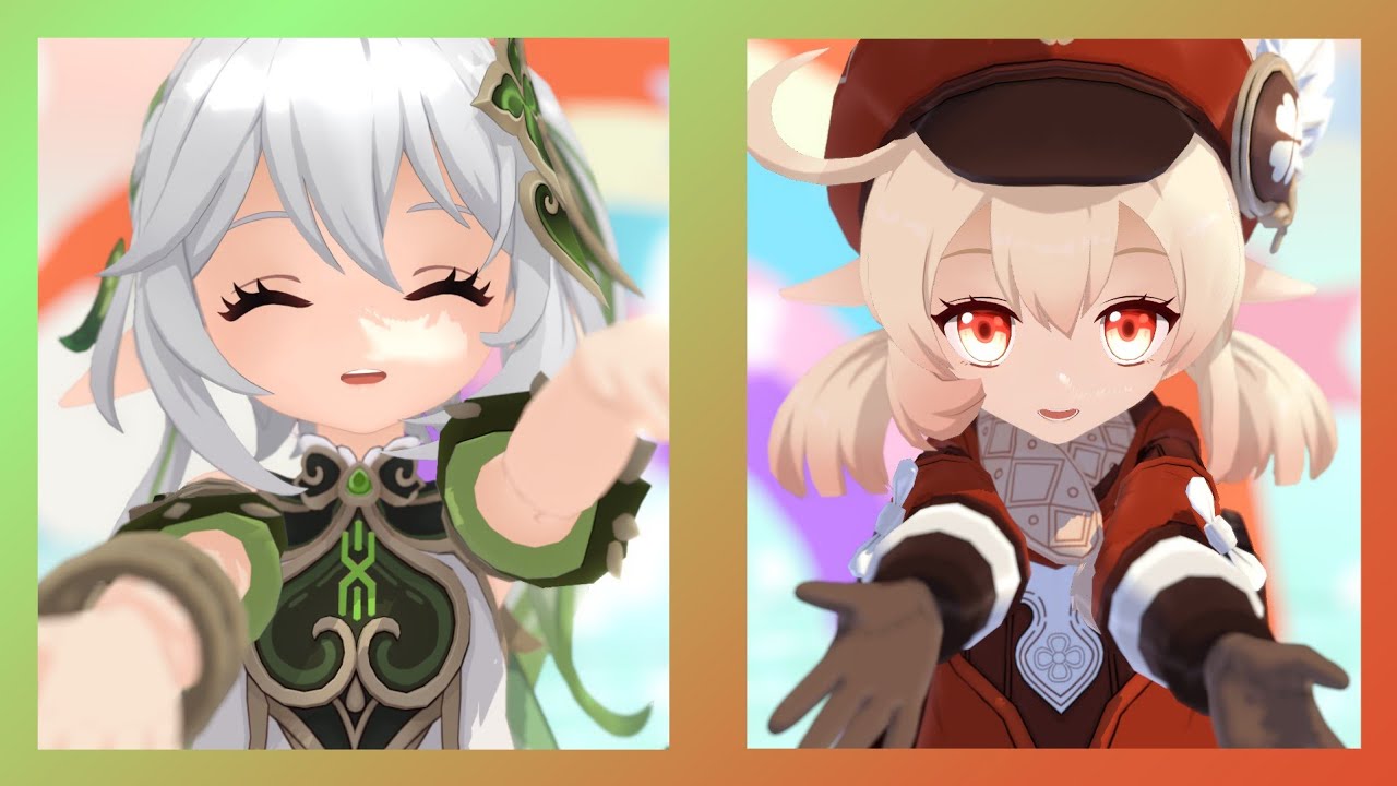 【原神MMD】クレーとナヒーダのメランコリック(Long)/Klee＆Nahida  Melancholic Junky【GenshinImpactMMD 1080p60fps】