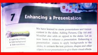 Class 5, Computer, L-7, Enhancing a Presentation